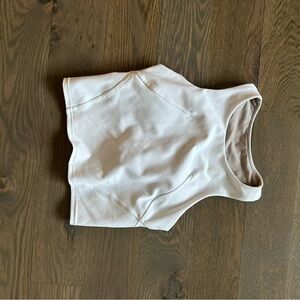 Lulu white sports bra brand new